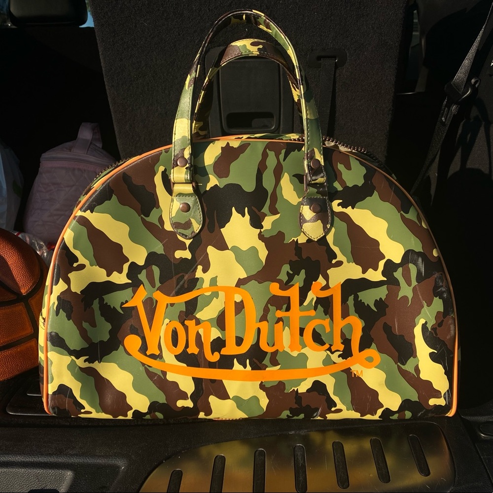 HUGE Von Dutch camo bag !!!!!